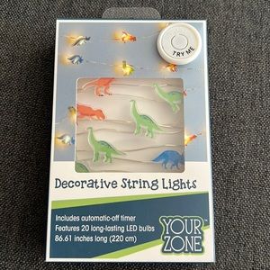 Kids Dinosaur String Lights